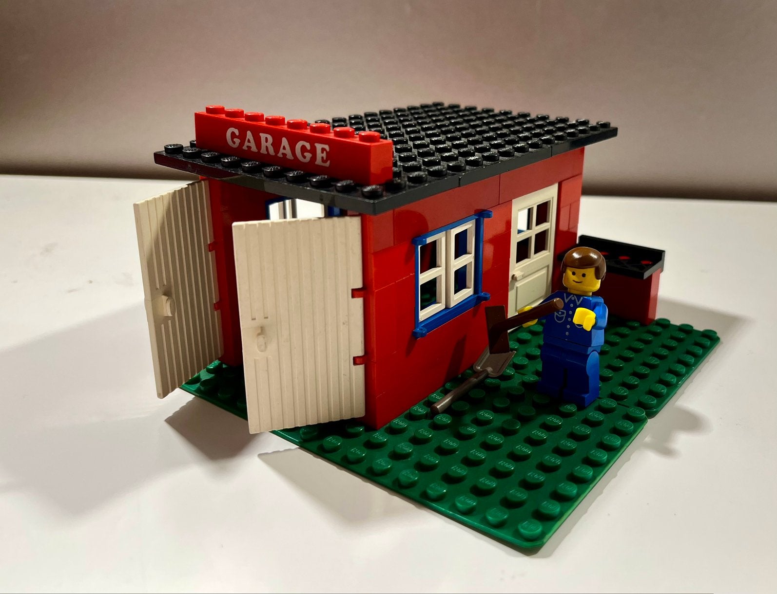 361 vintage Lego garage, Kinderen en Baby's, Speelgoed | Duplo en Lego, Verzenden, Gebruikt