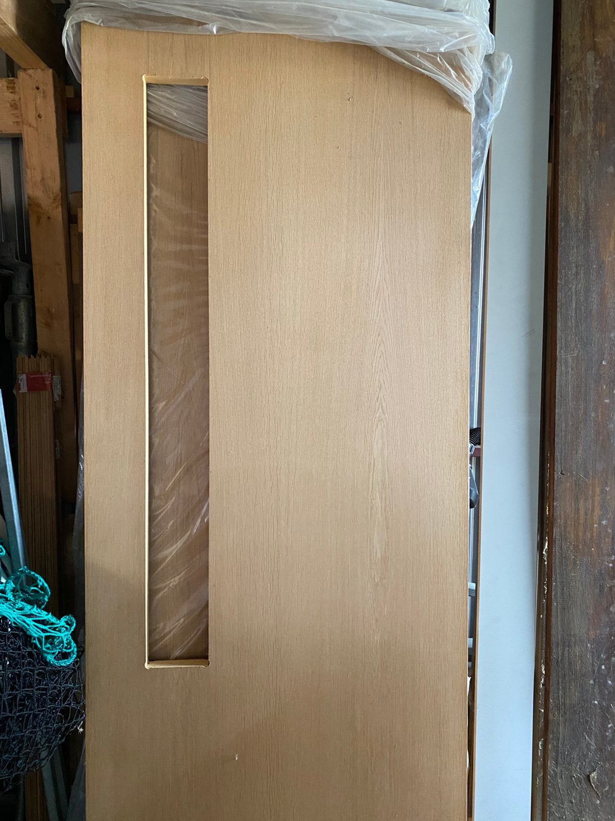 3 nieuwe binnendueren eiken fineer, Doe-het-zelf en Verbouw, Ophalen, Binnendeur, Nieuw, 200 tot 215 cm