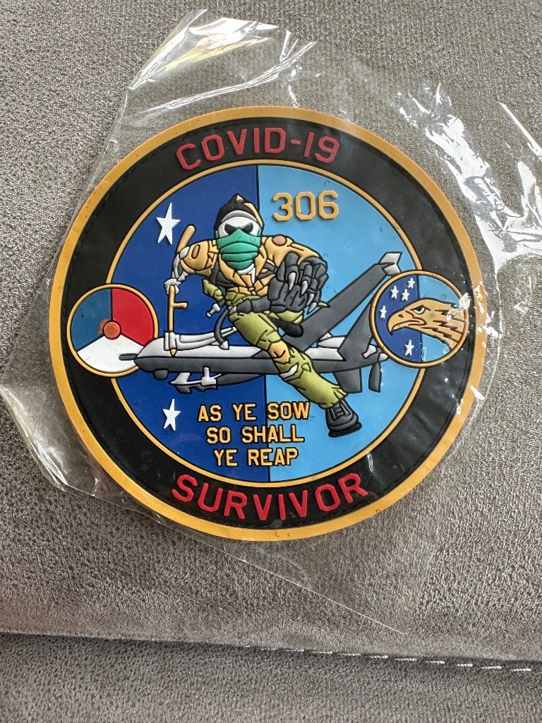 306 Sqn patch, Ophalen of Verzenden, Gebruikt, Patch, Badge of Embleem
