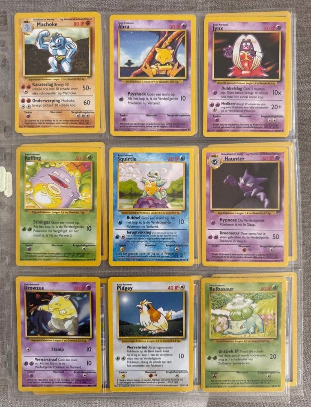 BASE NL  collectie Pokémon kaarten - Eerste generatie, Ophalen of Verzenden, Meerdere kaarten