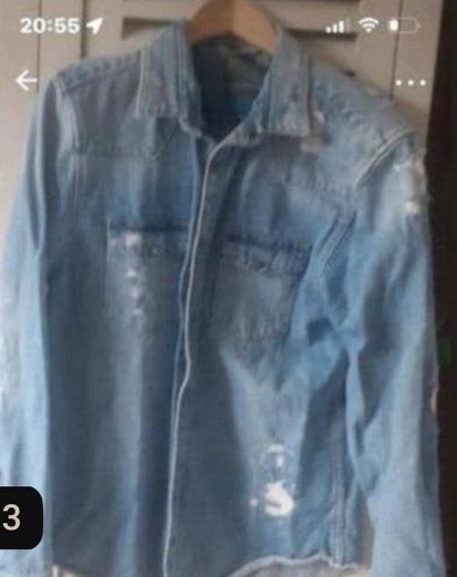 Heren spijkerblouse, Ophalen, Zo goed als nieuw, Blauw