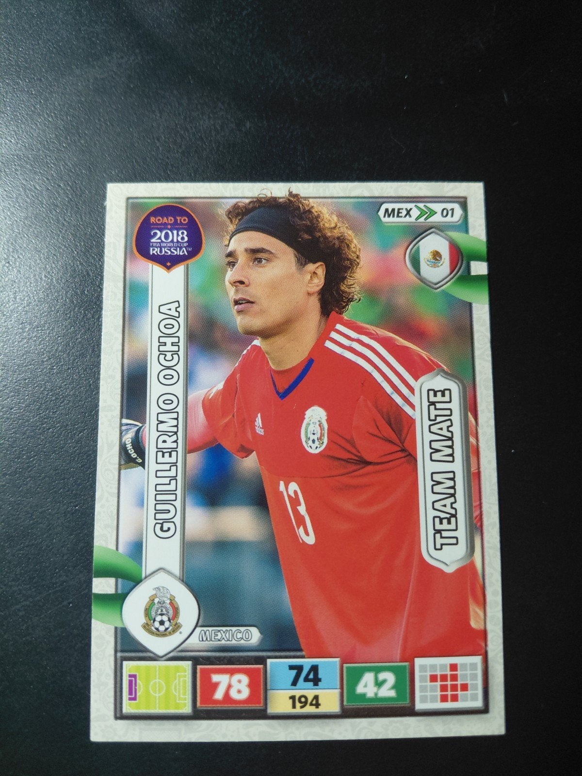 Guillermo ochoa (mexico) panini wk 2018, Verzenden, Nieuw, Buitenlandse clubs, Poster, Plaatje of Sticker
