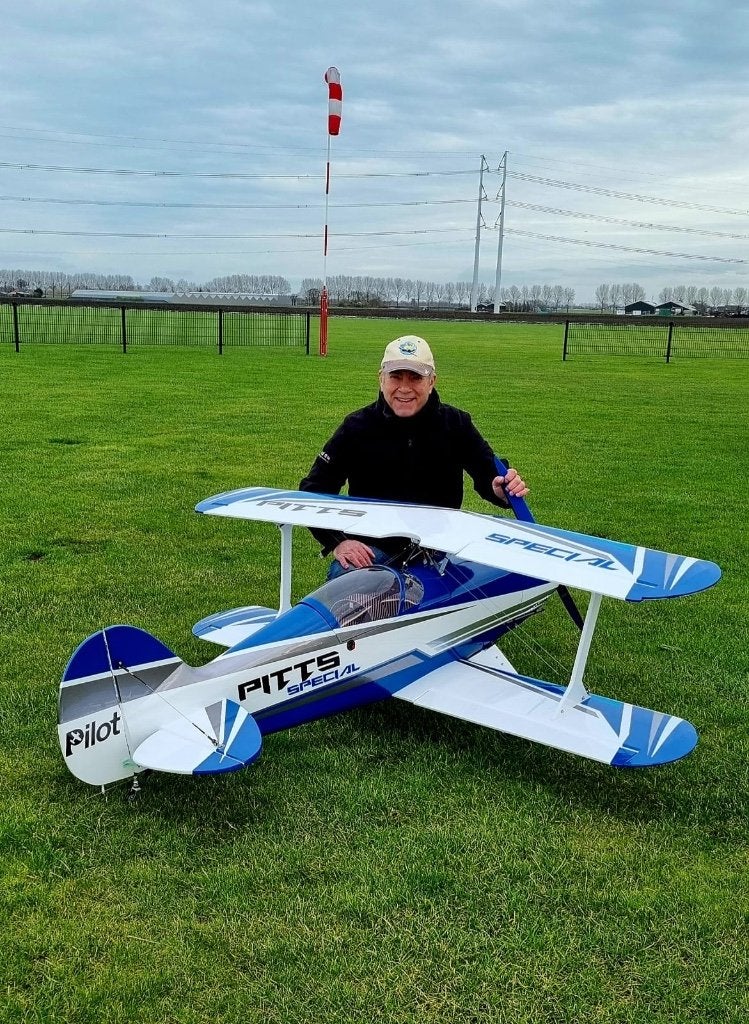 Pilot RC Pitts Special 73", Ophalen, Zo goed als nieuw, Elektro, RTF (Ready to Fly)