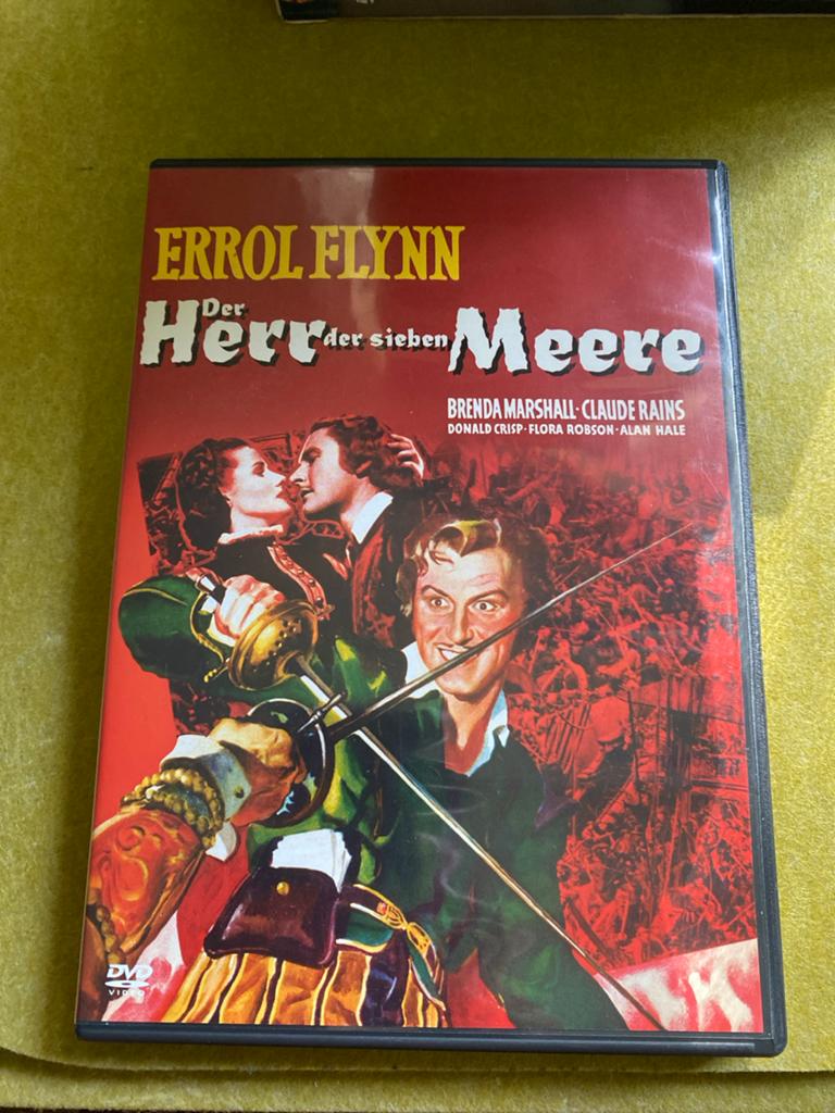 Errol Flynn - Der Herr der sieben Meere DVD (The Sea Hawk), Vanaf 12 jaar, Ophalen of Verzenden, Zo goed als nieuw, Actie