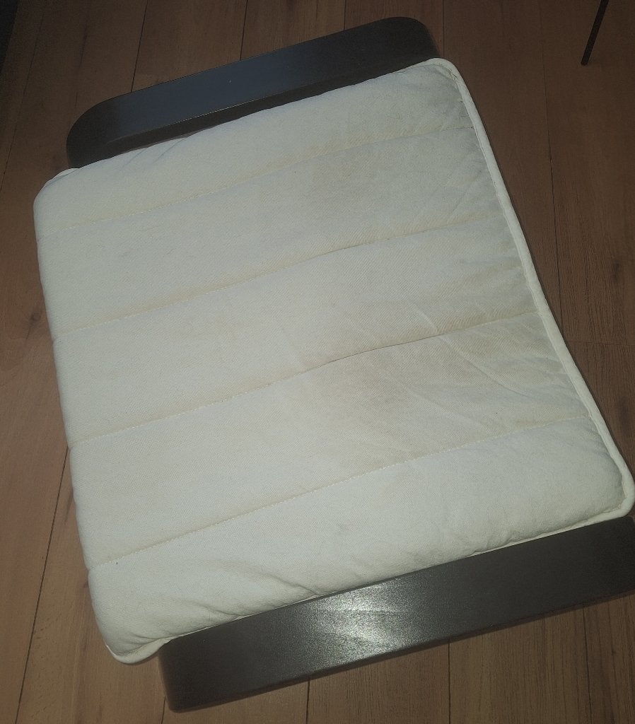 POÄNG voetenbank ikea, Huis en Inrichting, Ophalen, Gebruikt, 50 tot 75 cm, Rechthoekig