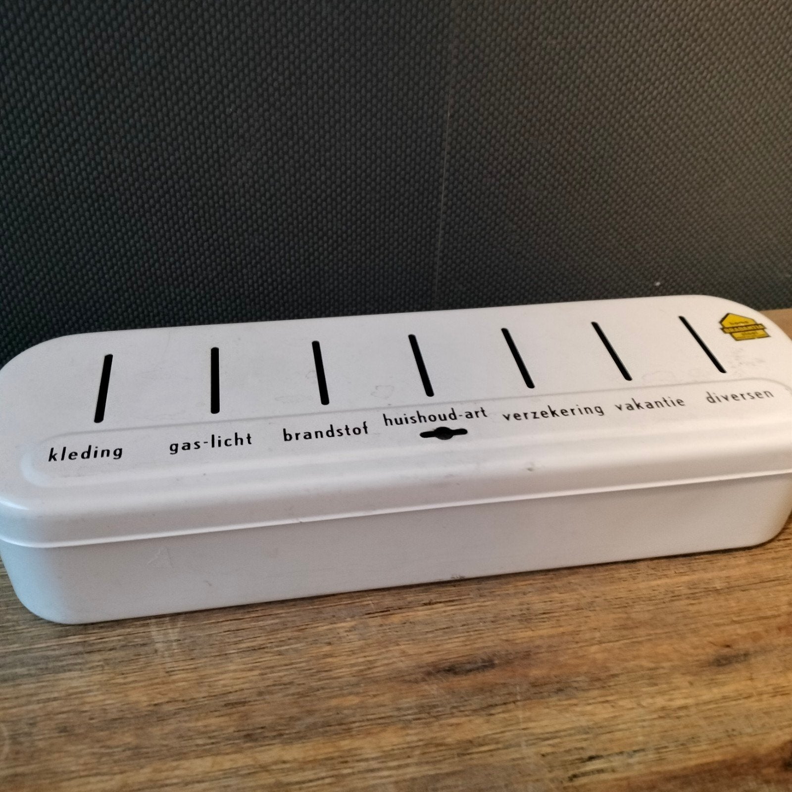 Vintage Brabantia Spaarpot / Budgetbox - Jaren '60, Verzamelen, Spaarpotten, Ophalen of Verzenden, Gebruikt