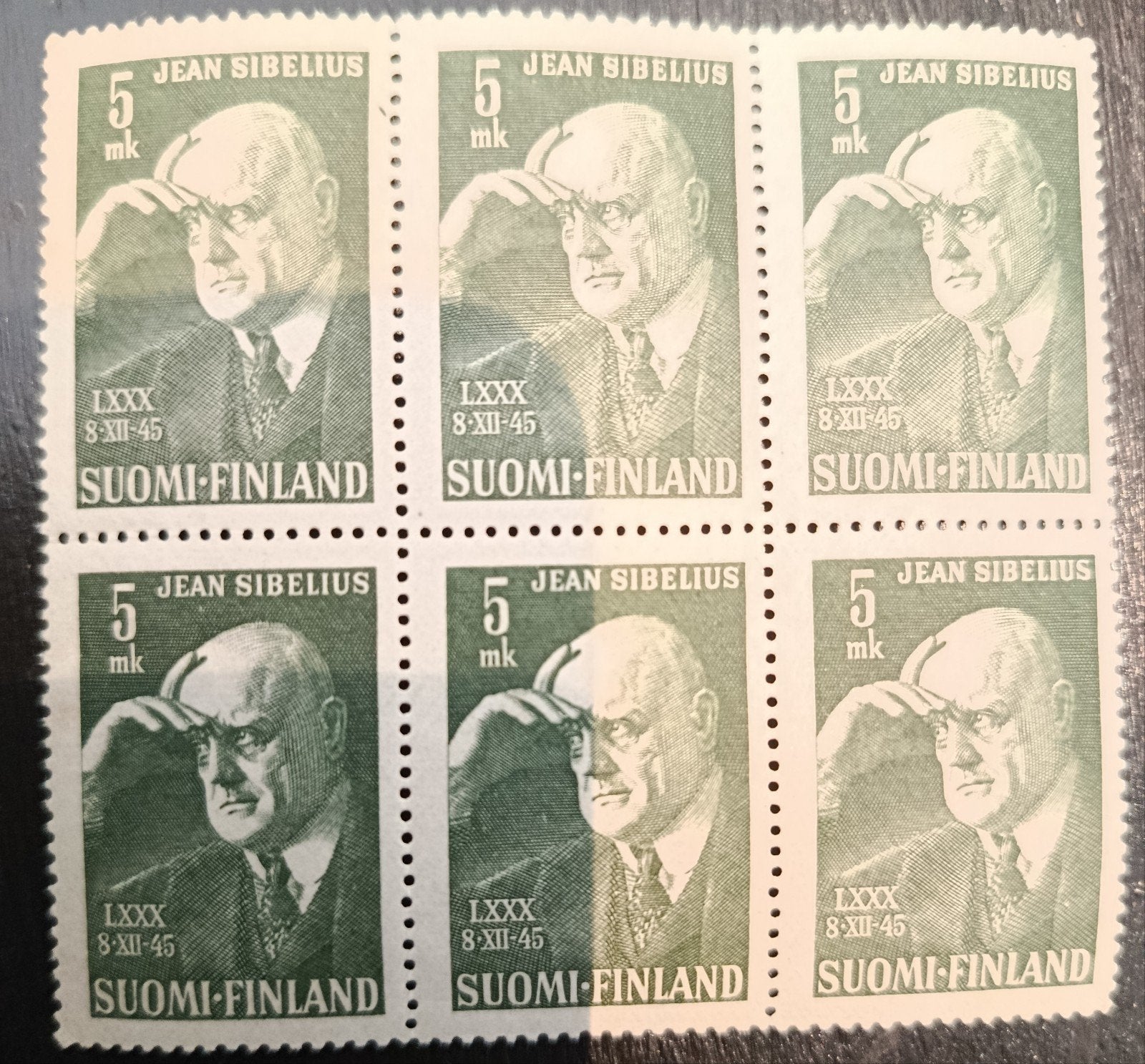Finland. Jean Sibelius - 1945, Ophalen of Verzenden, Finland, Postfris