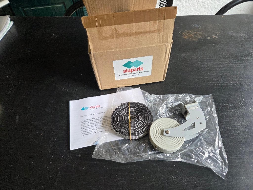 bandopwinder en optrekband, Ophalen, Nieuw, Uitvalscherm
