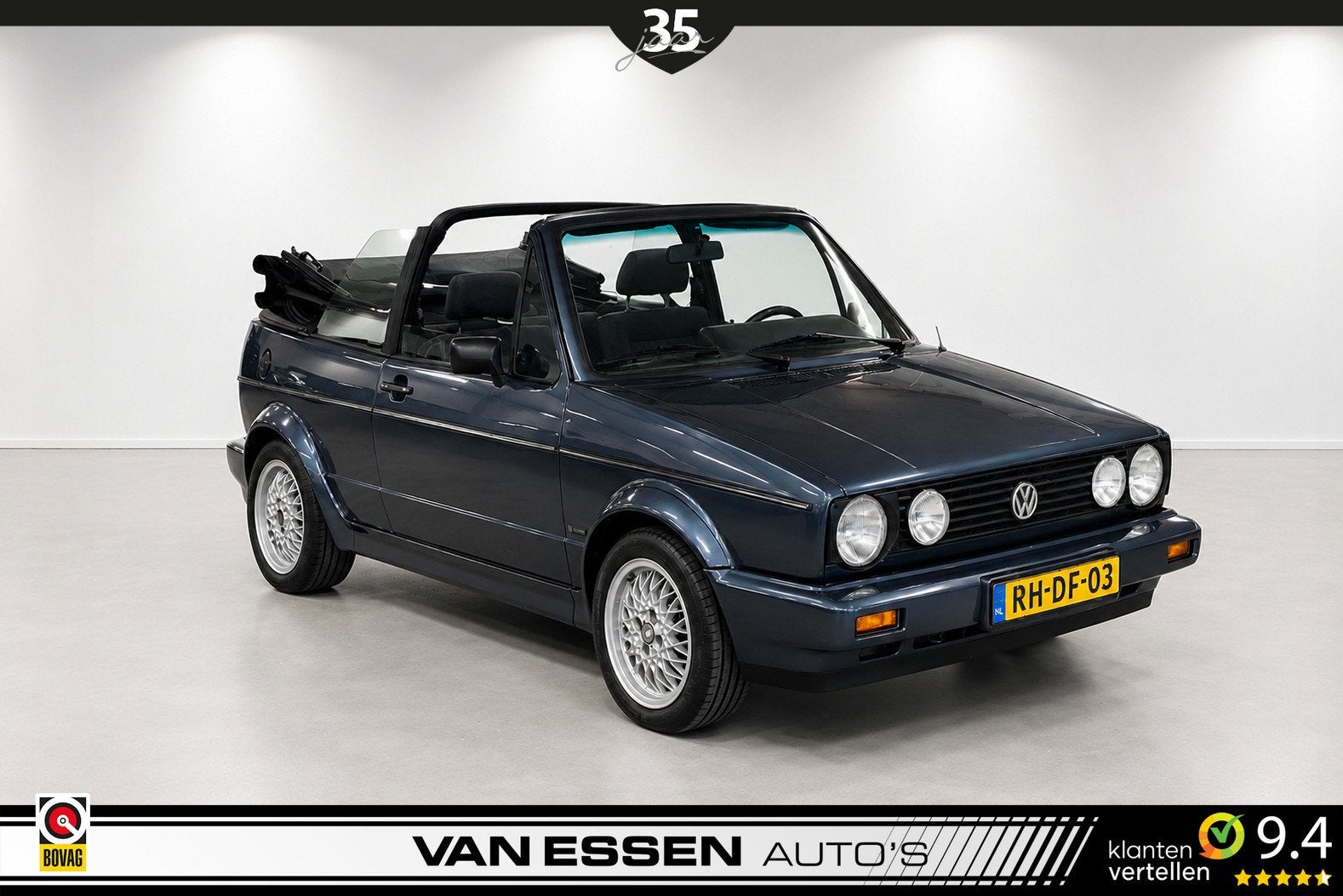 Volkswagen Golf Cabriolet 1.6 GLS KARMANN Nieuwe Cabrio Kap!, Voorwielaandrijving, Cabriolet, Bedrijf, Handgeschakeld