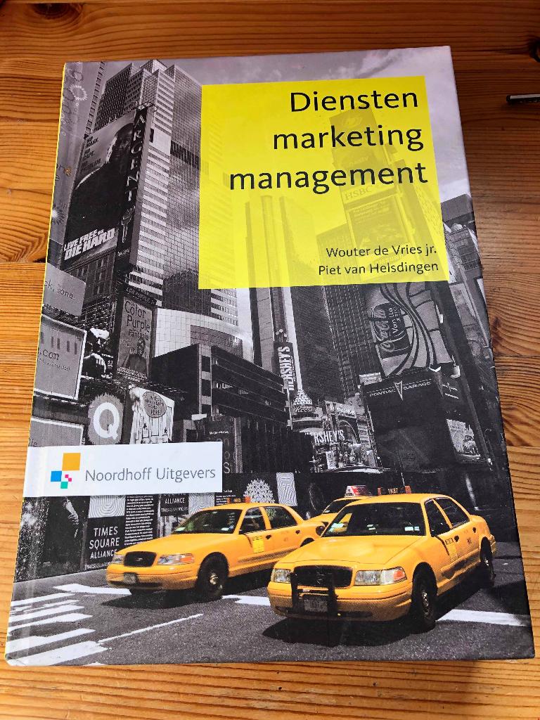 Diensten Marketing Management, Boeken, Nieuw, Noordhoff Uitgevers, Gamma, HBO