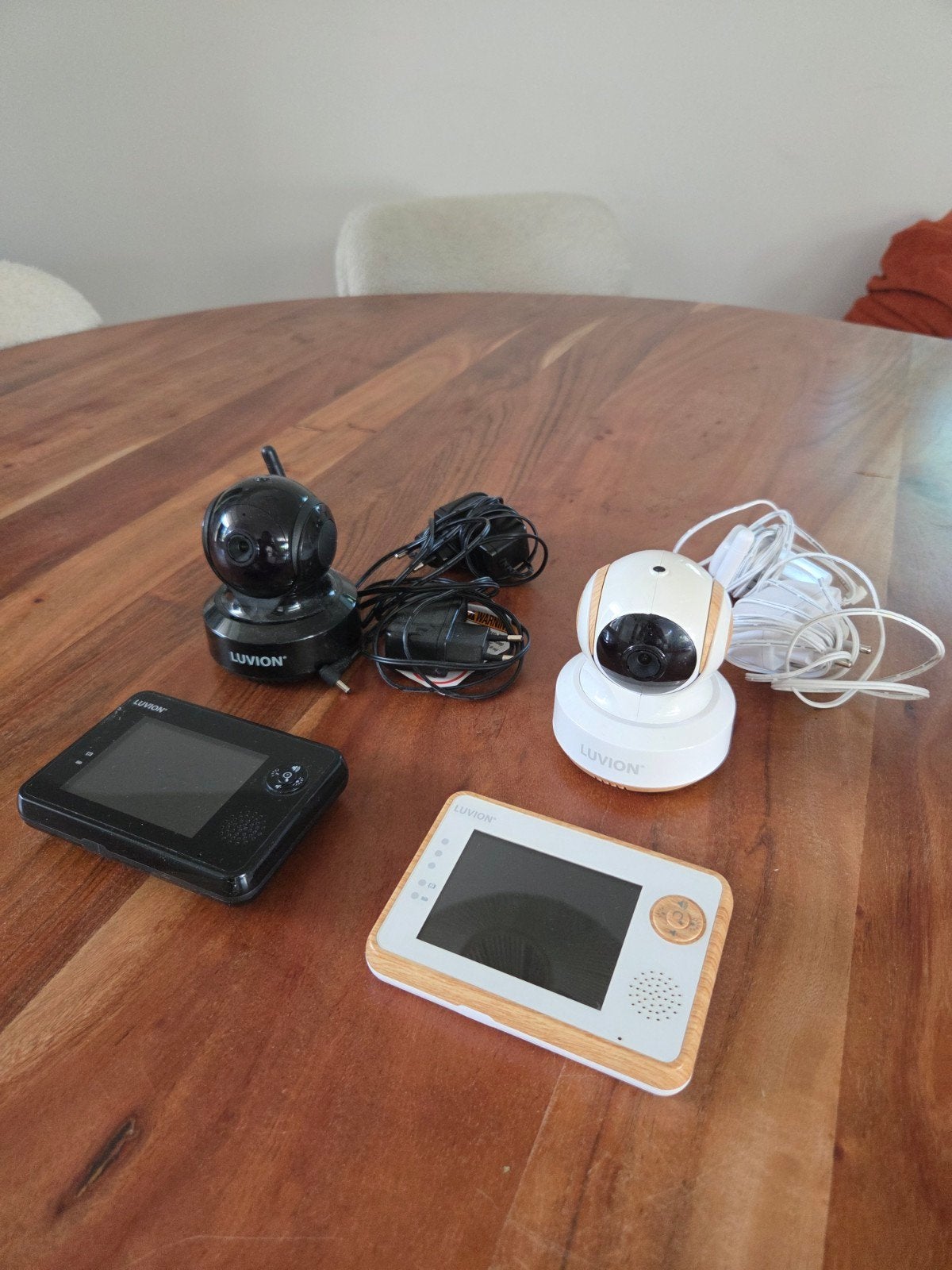 Luvion babyfoon met camera en extra monitor, Ophalen of Verzenden, Gebruikt, 100 tot 250 meter, Camera