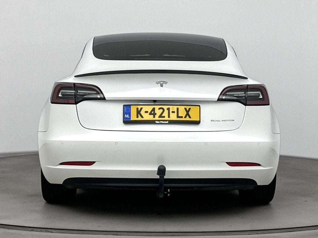 Tesla Model 3 Long Range AWD 75 kWh 352PK | BTW Auto | Trekh, Auto's, Tesla, Stof, Gebruikt, Wit, Origineel Nederlands