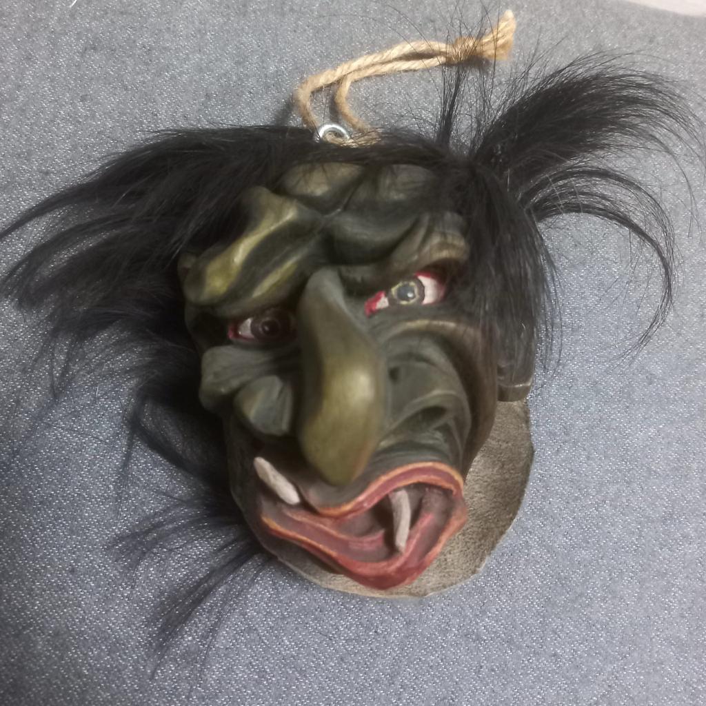 Oostenrijkse houten maskers uit Tirol (Lienz/Matrei), Antiek en Kunst, Kunst | Beelden en Houtsnijwerken, Handgemaakt, Hout, Europa