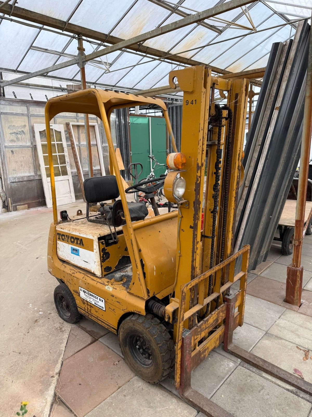 Toyota FB9 Elektrische Heftruck, Ophalen