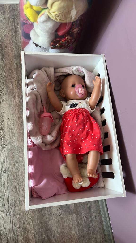Baby born pop, Ophalen of Verzenden, Zo goed als nieuw, Pop