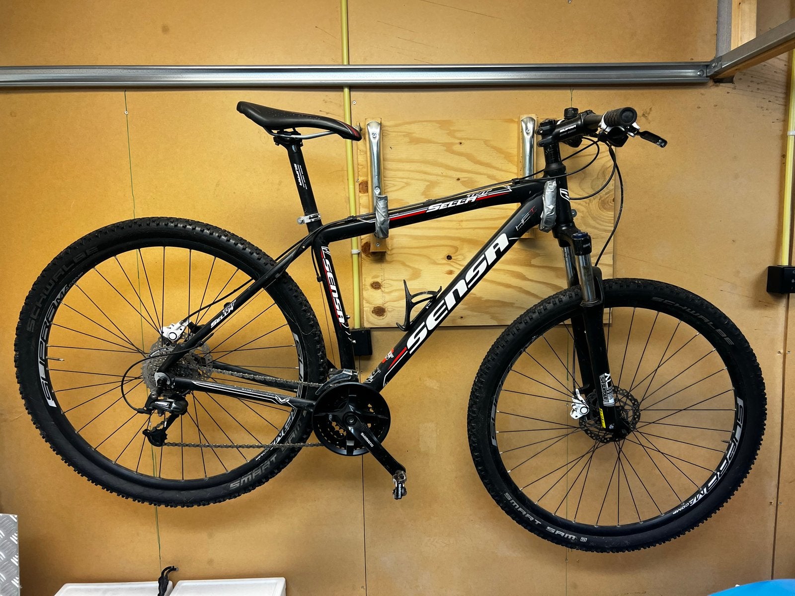 Sensa Sella MTB - nieuwe tandwielen en remblokjes, Gebruikt, Hardtail, Heren, Schijfrem