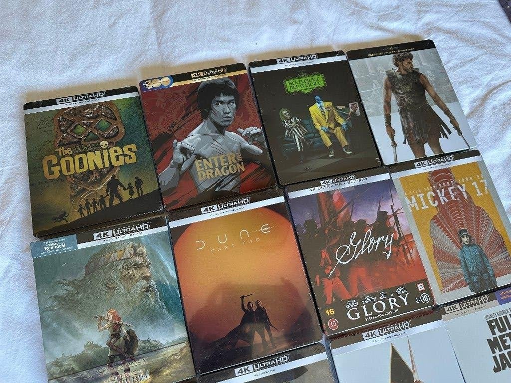 Diverse Zeldzame 4K Bluray Steelbooks (Nieuw), Cd's en Dvd's, Blu-ray, Ophalen of Verzenden, Zo goed als nieuw, Avontuur, Boxset