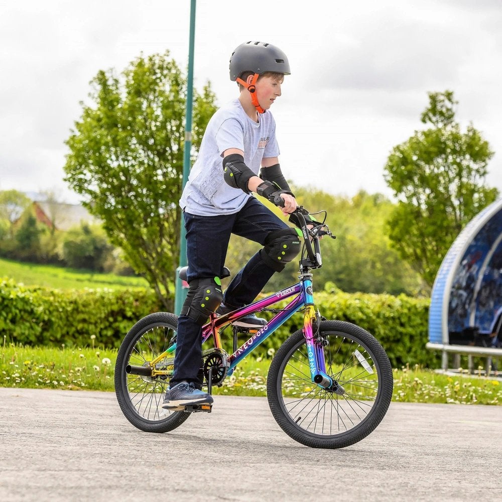 Verve Neozozo BMX Fiets - Regenboogkleuren, Ophalen, 16 tot 20 inch, Staal, Zo goed als nieuw