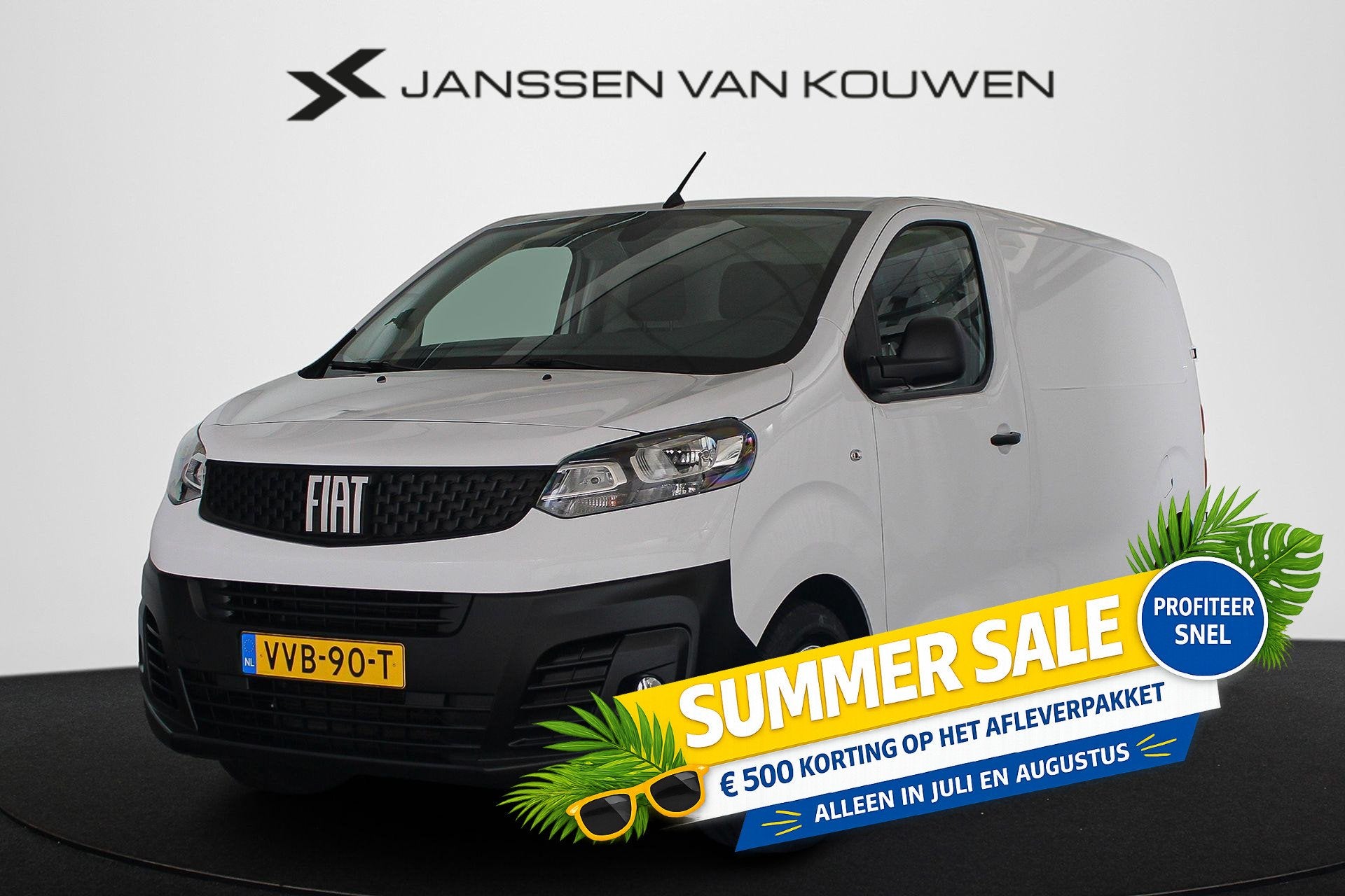 Fiat Scudo 2.0 MultiJet L2H1 Trekhaak Navi Camera Apple CarP, Auto's, Voorwielaandrijving, Stof, Gebruikt, 4 cilinders