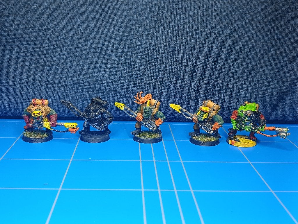 Warhammer 40k Burna Boyz Set 3 Metal Orks, Hobby en Vrije tijd, Gebruikt, Warhammer, Ophalen of Verzenden, .