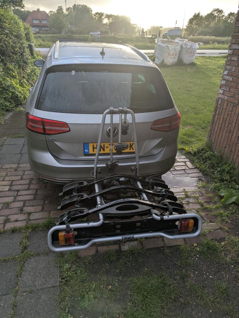 Thule EuroRide 943 fietsendrager voor 3 fietsen, Ophalen, Gebruikt