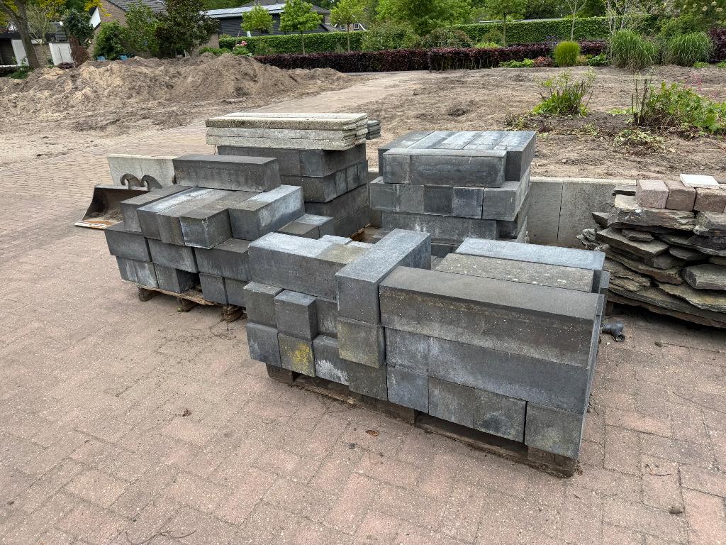 Stapelblokken antraciet, Ophalen, Gebruikt, Blok, Minder dan 25 cm