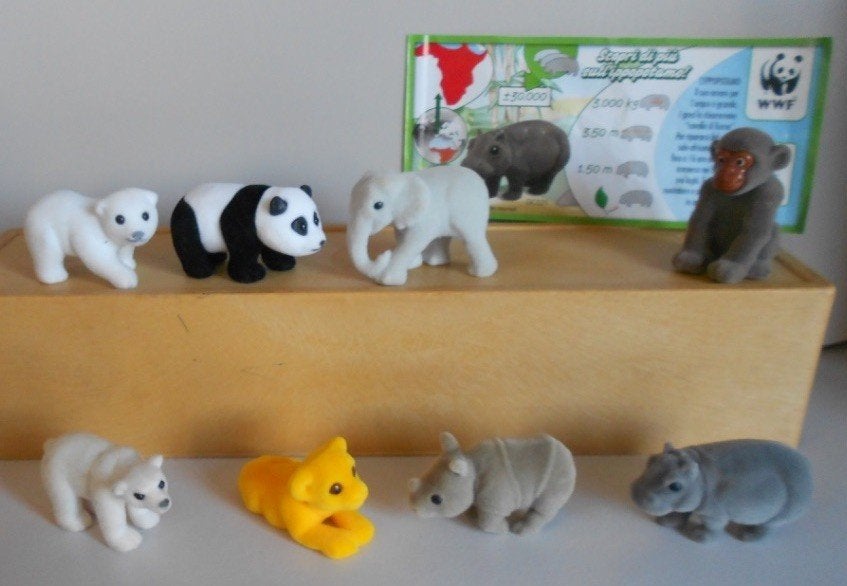 Kindersurprise Ferrero : Serie Pluche Natoons 2011 oa Panda, Verzamelen, Verrassingseieren, Ophalen of Verzenden, Zo goed als nieuw