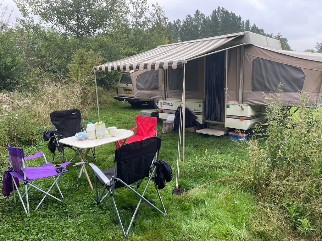Poptop vouwwagen / campertrailer, Ophalen, Gebruikt