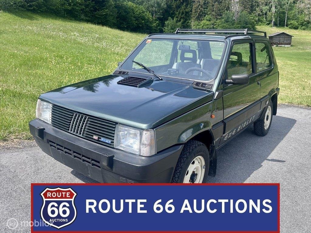 Fiat Panda 4x4 Sisley | 1990 | Route 66 Auctions, Overige carrosserieën, Zwart, Bedrijf, Handgeschakeld