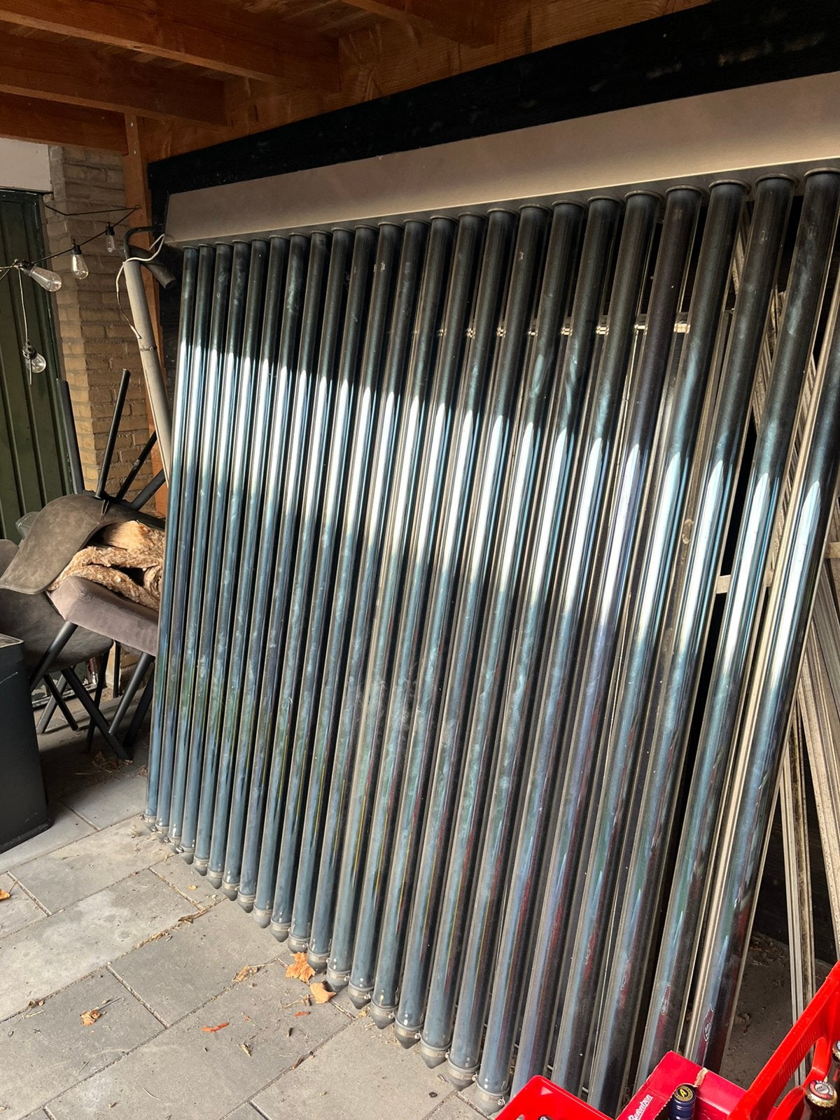 Zonnecollector, Tuin en Terras, Ophalen, Gebruikt, Aluminium, Overige typen