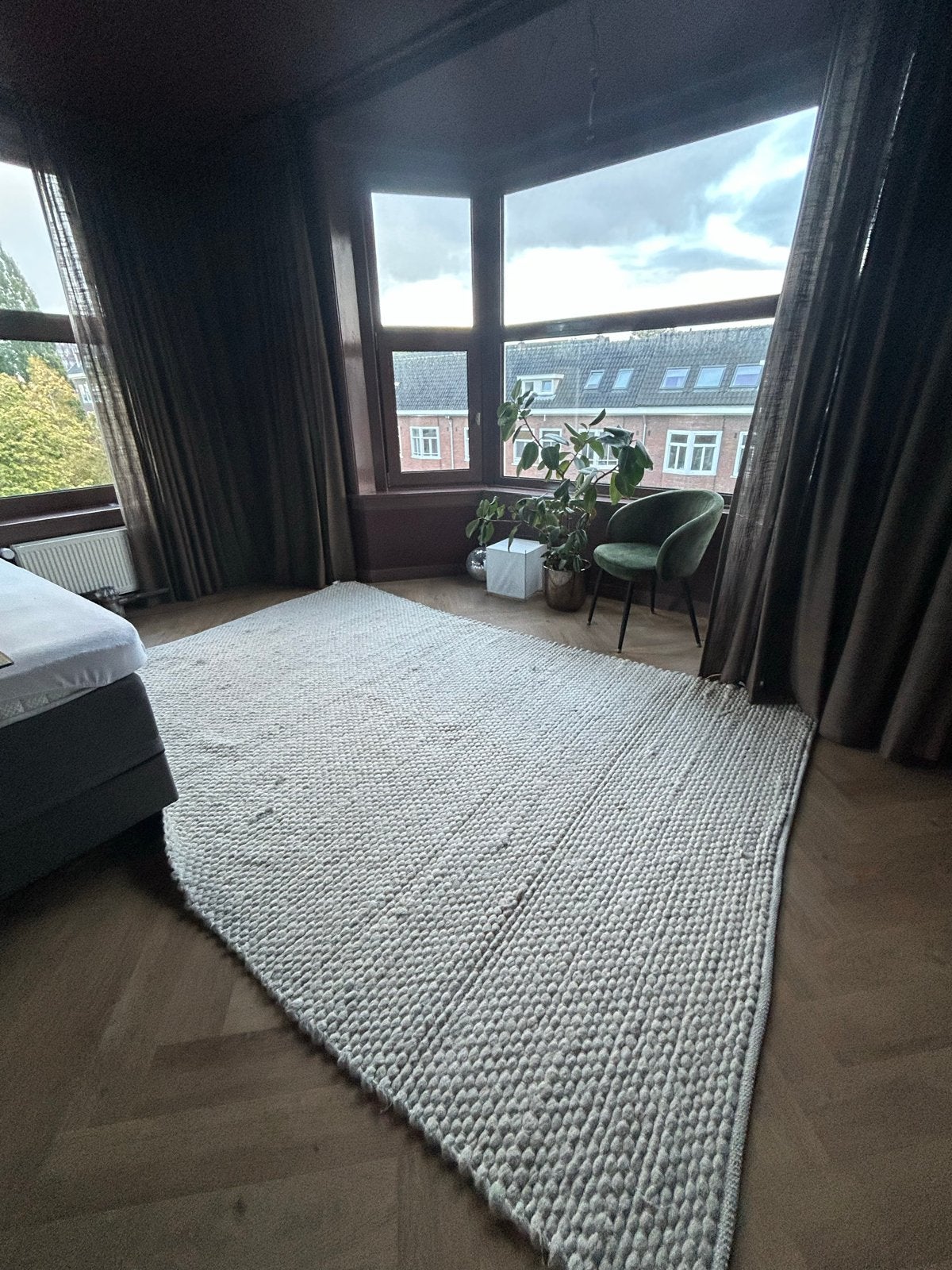 Zara Home Kleed 300x200 met vlek, Ophalen, Gebruikt, 200 cm of meer, Crème