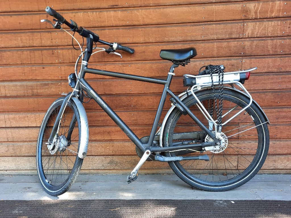 E-bike Cortina Ecomo herenfiets, Ophalen, Gebruikt, Cortina, 55 tot 59 cm