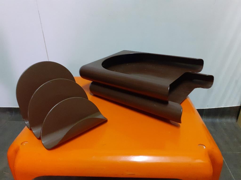 Schweizer Design Germany jaren 70 lektuur en brieven houder, Gebruikt, Schweizer Design Germany, ?, ?