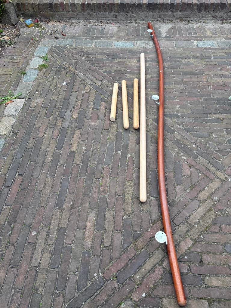 Trapleuningen met houders - Enkel ze donkere nog beschikbaar, Doe-het-zelf en Verbouw, Ophalen, Gebruikt