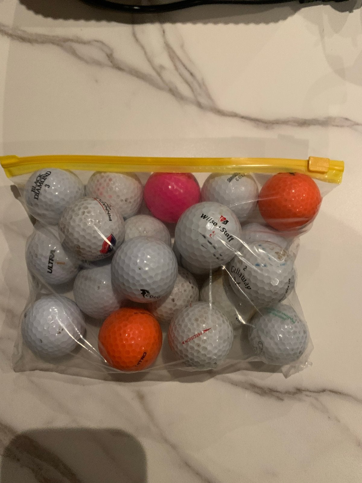 Diverse golfballen in zakje, Sport en Fitness, Golf, Ophalen of Verzenden, Gebruikt, Bal(len), Overige merken