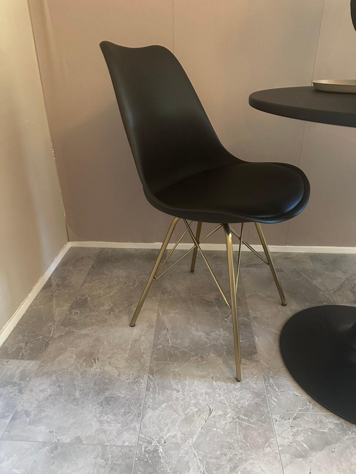 Eetkamer stoelen, Ophalen, Zo goed als nieuw, Zwart, Twee