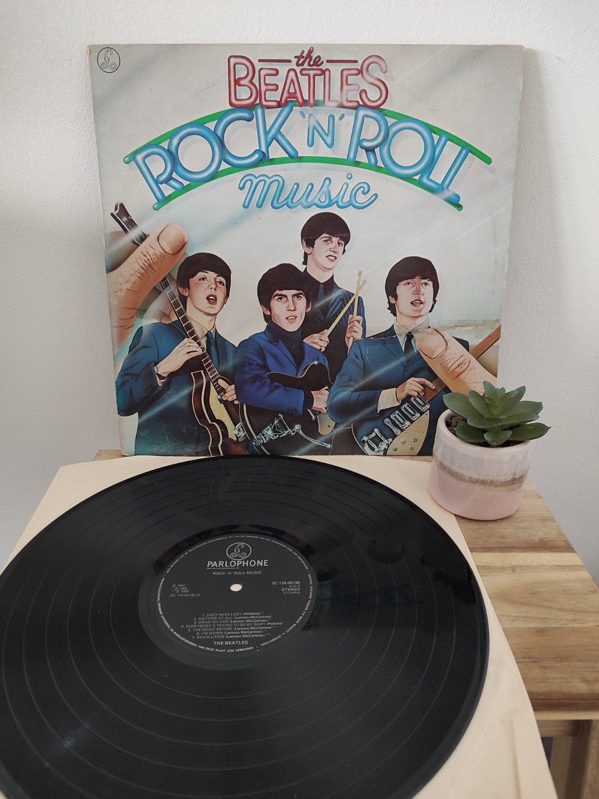 The Beatles - Rock 'n Roll Music LP op parlophone label, Cd's en Dvd's, Vinyl | Pop, LP, Rock, Ophalen of Verzenden, Dubbel-LP