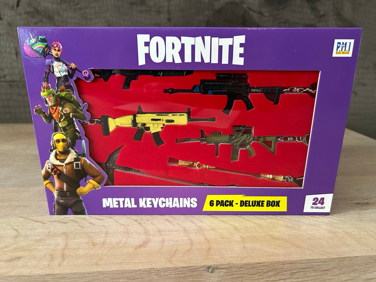 Fortnite Metalen Sleutelhangers - 6-delige Deluxe Box, Ophalen of Verzenden, Nieuw