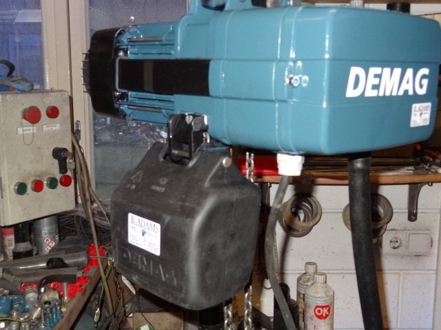 Demag ketting takel 500 kg DEMAG nr.35, Doe-het-zelf en Verbouw, Ophalen, Zo goed als nieuw, Elektrisch