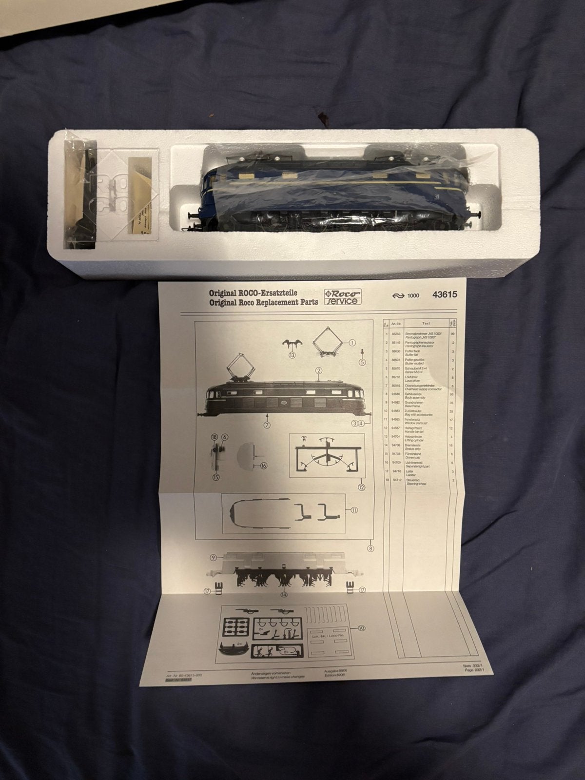 serie NS1000 locomotiefboekjes.zet bij, Hobby en Vrije tijd, Modeltreinen | H0, Ophalen of Verzenden, Zo goed als nieuw, Roco