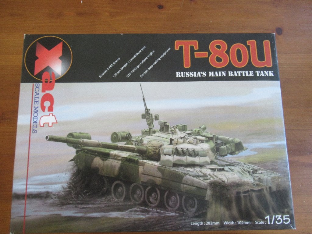 Russian T-80U MBT (Xact 1/35), Hobby en Vrije tijd, Modelbouw | Auto's en Voertuigen, Overige merken, Tank, 1:32 tot 1:50, Nieuw