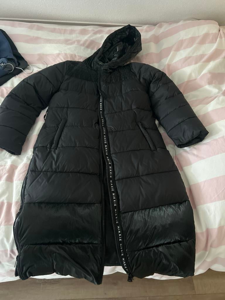 Nikkie Puffer Jas Zwart - Maat M, Ophalen of Verzenden, Gedragen, Maat 38/40 (M), Zwart