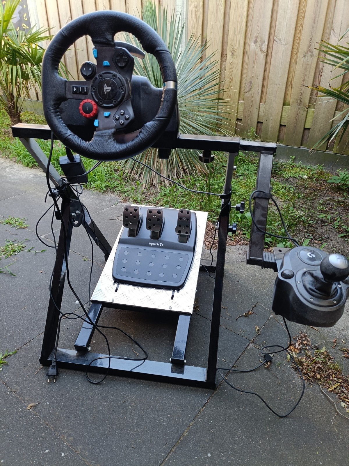 Logitech G29 racestuur, pedalen en shifter met Wheel Stand, Ophalen, Racestuur, Gebruikt, Force feedback