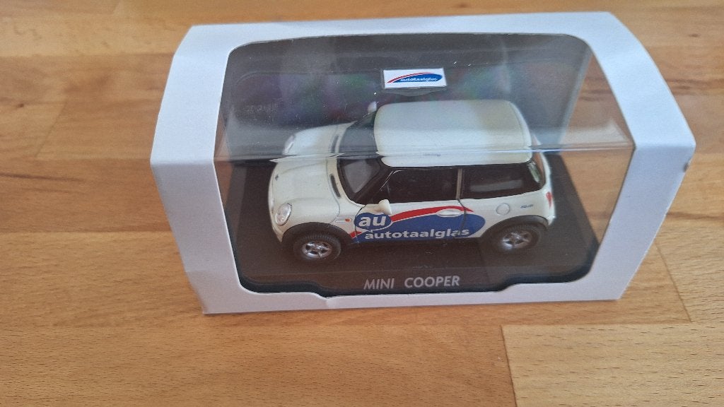Mini Cooper Autotaalglas 1:32 (Nieuw in doos), Ophalen of Verzenden, Nieuw, Auto, Overige merken