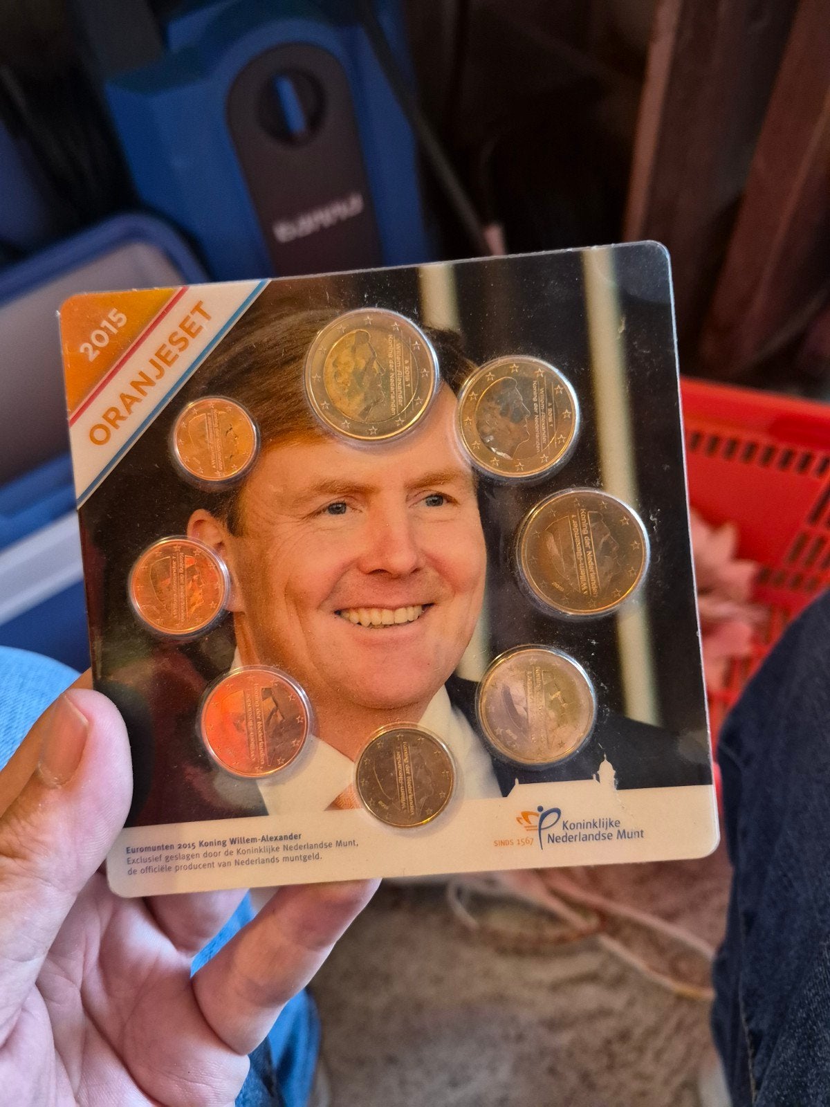 2015 Oranjeset Euromunten Koning Willem-Alexander & Maxima, Ophalen of Verzenden, Overige landen, Overige waardes, Setje
