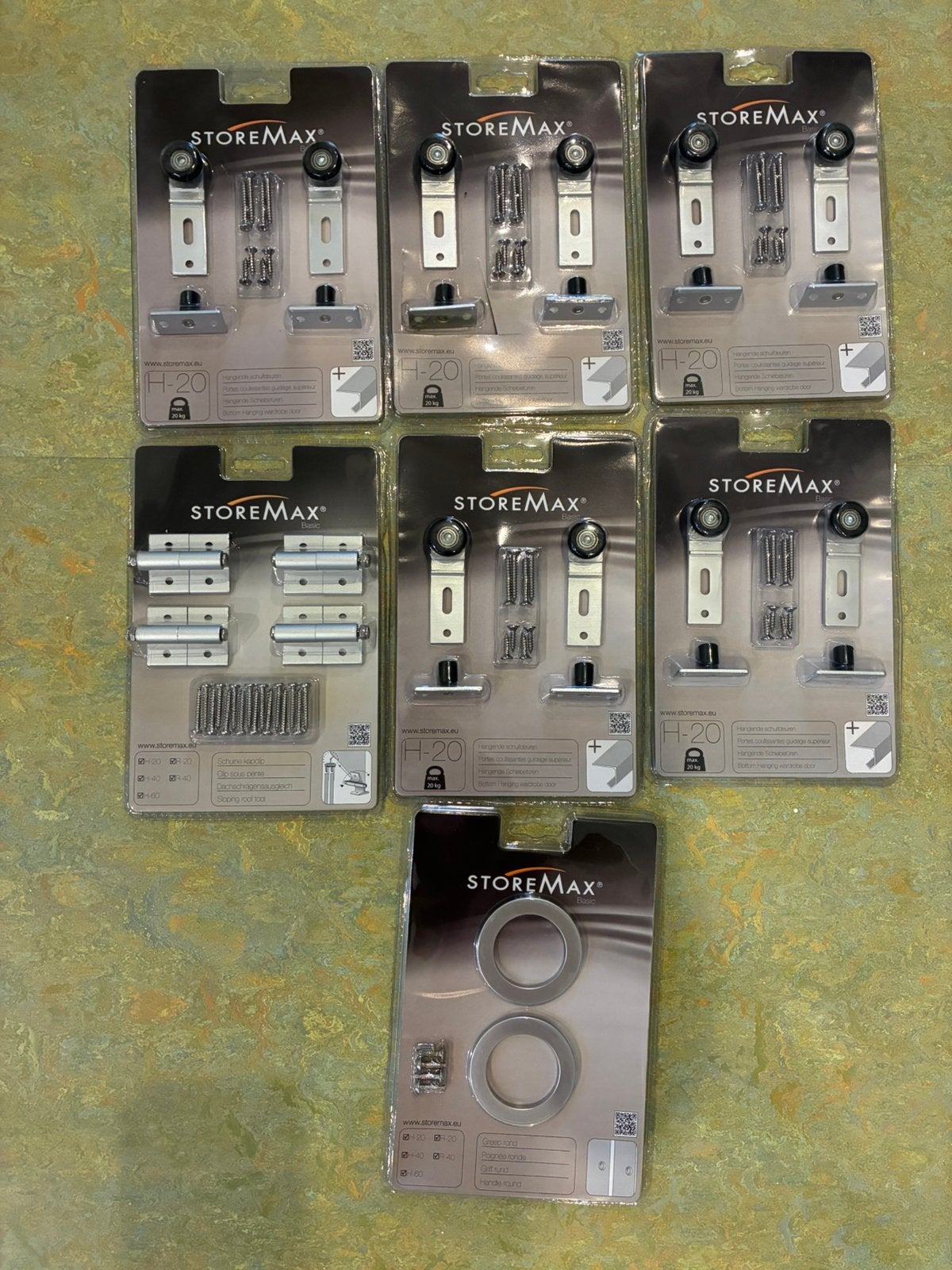 StoreMax Basic schuifdeur wielset H-20, Ophalen of Verzenden, Zo goed als nieuw, Overige materialen
