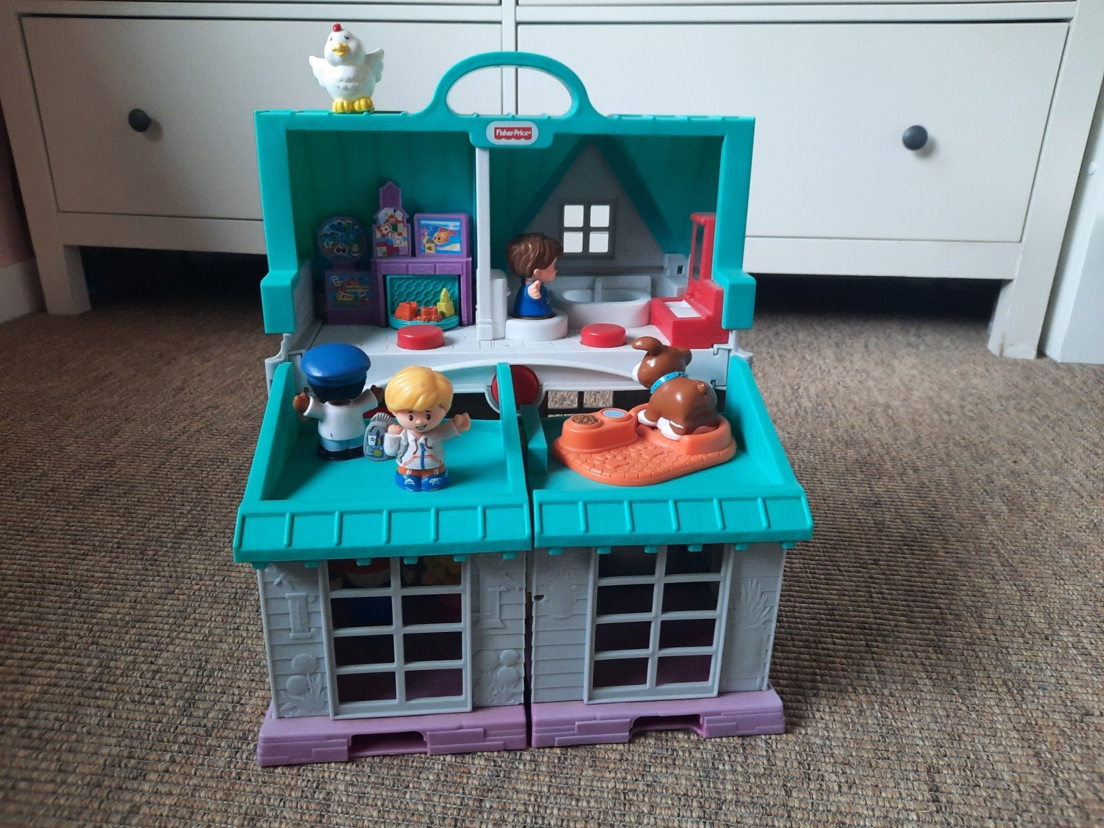 little people speelhuis, Ophalen of Verzenden, Gebruikt, Poppenhuis