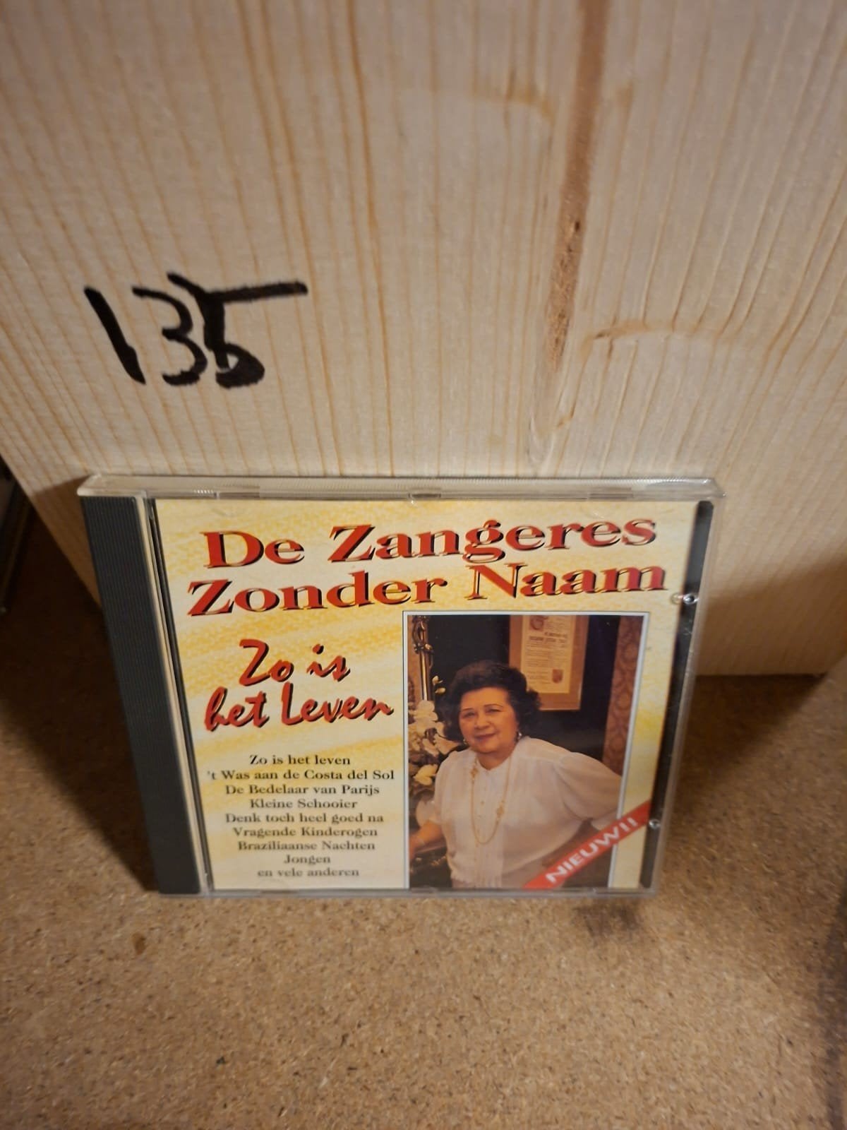 De Zangeres Zonder Naam - Zo is het Leven CD, Ophalen of Verzenden, Nieuw in verpakking, Levenslied of Smartlap, Album