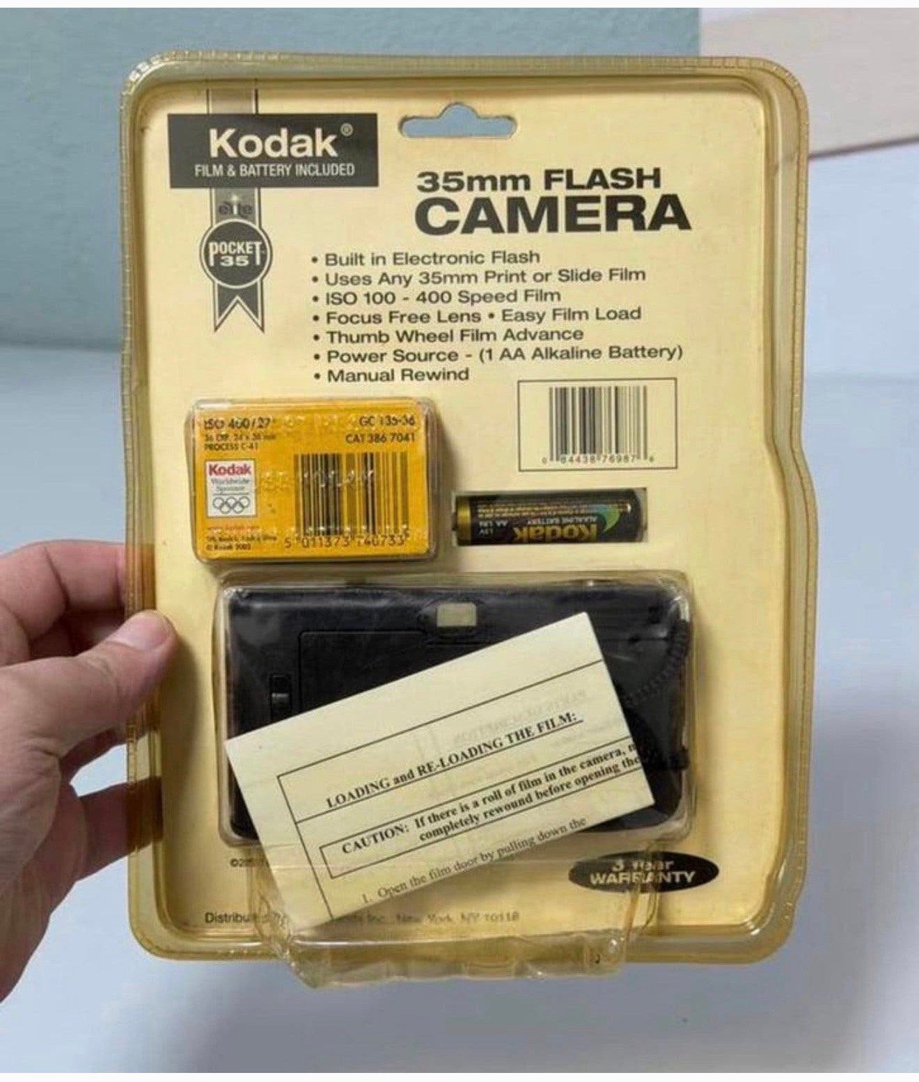 Kodak 35mm Flash Camera – Vintage 2001 – Nieuw & Sealed !, Compact, Nieuw, Kodak, K