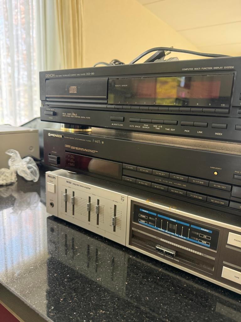 Philips FA153 Stereo Versterker - Vintage Audio, Ophalen of Verzenden, Gebruikt, Overige merken